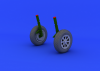 Eduard 632019 F4U-1 wheels 1/32 (Tamiya)